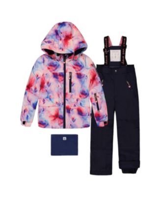 Little and Big Girl (6 - 14) Two-Piece Play Snowsuit