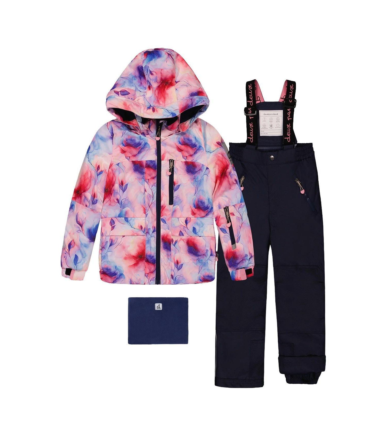 Little and Big Girl (6 - 14) Two-Piece Play Snowsuit
