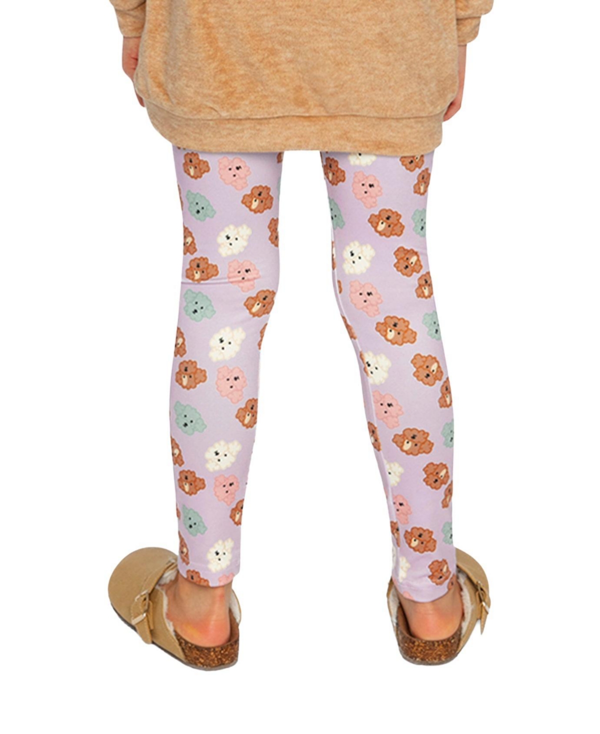 Deux par Toddler Girls (2T-5T) Cotton Leggings Poodle Print