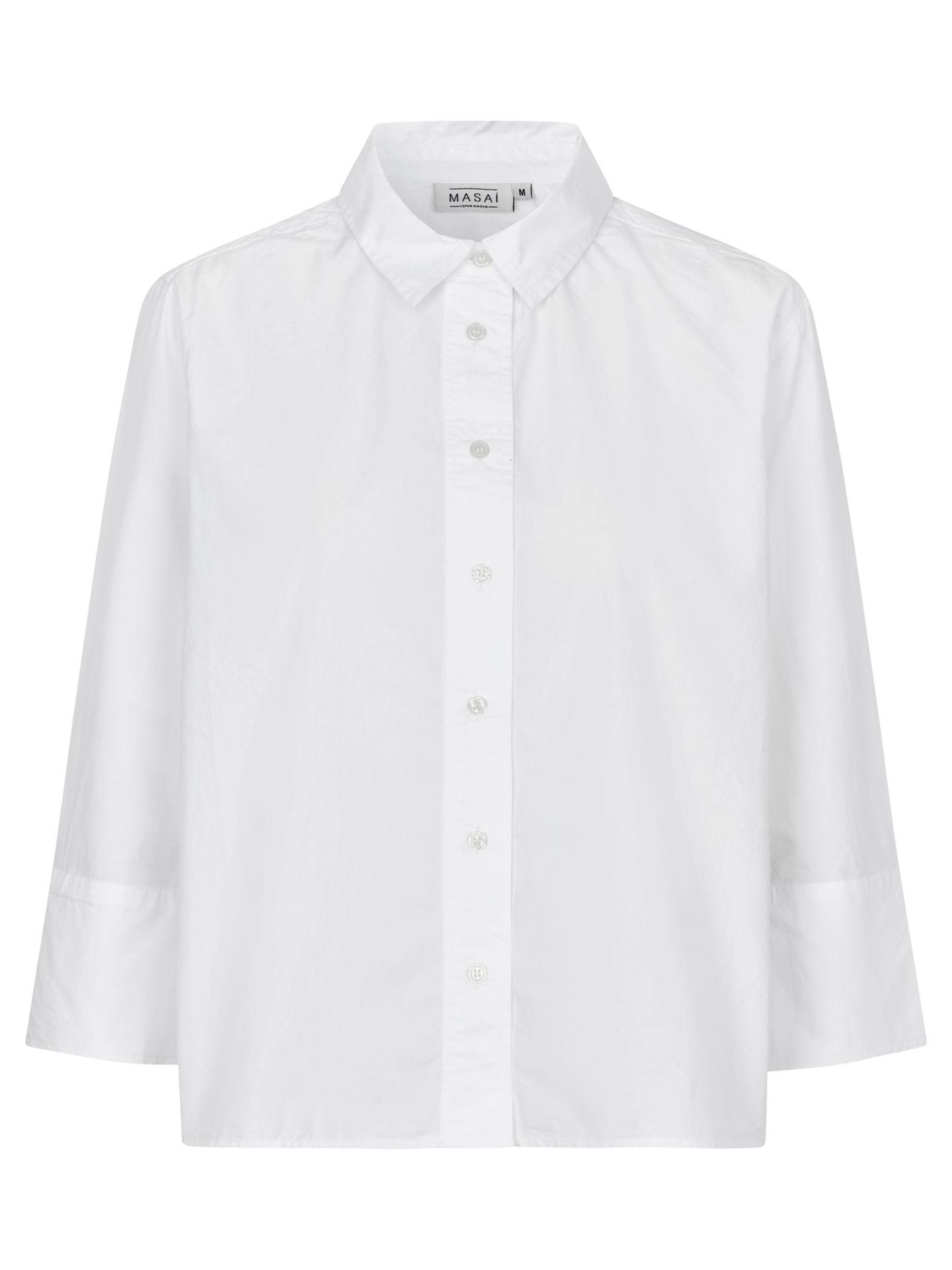 Женская рубашка Masai Copenhagen Mailonka Three Quarter Sleeved, цвет: Белый — фото 6