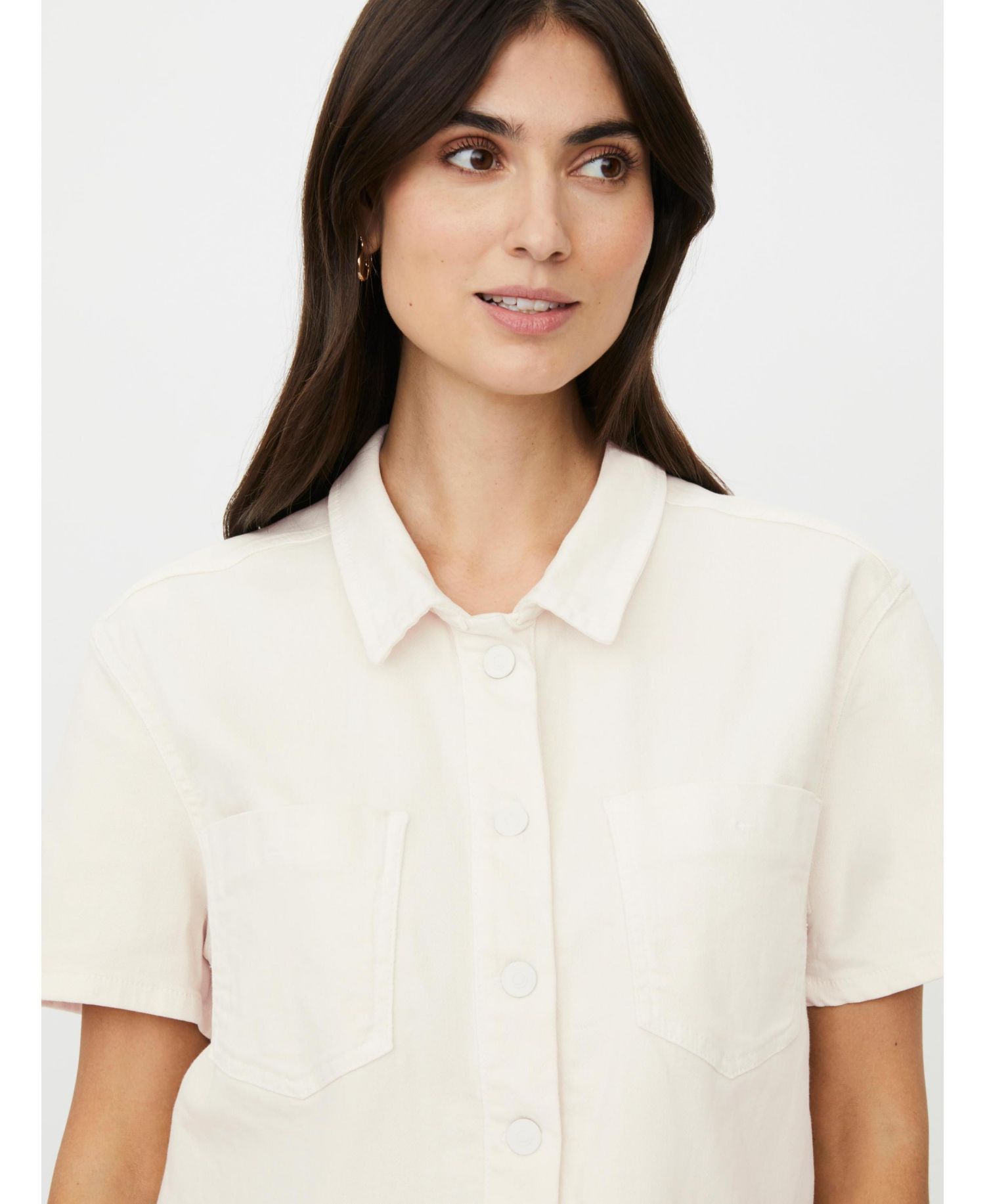 Women's Maivonelle Cropped Short-Sleeve Shirt
