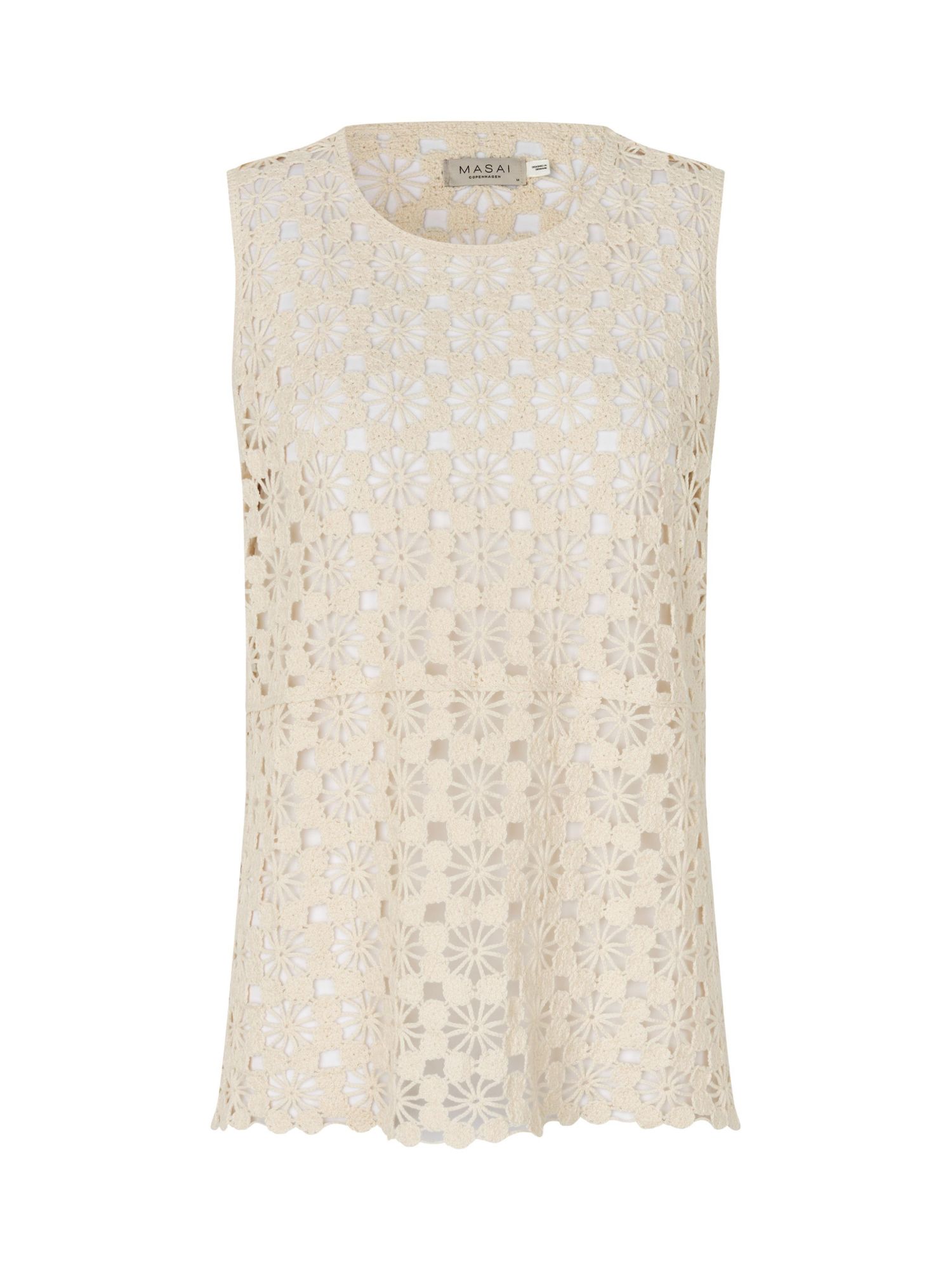 Women's Mafanelis Floral-Crochet Tank Top