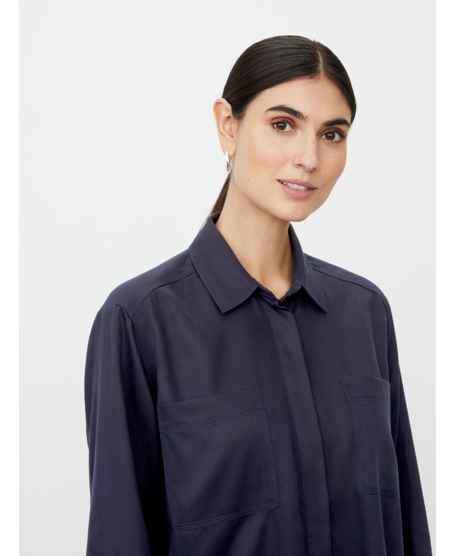 Women's Maitaliane Oversized Button-Up Long-Sleeve Shirt