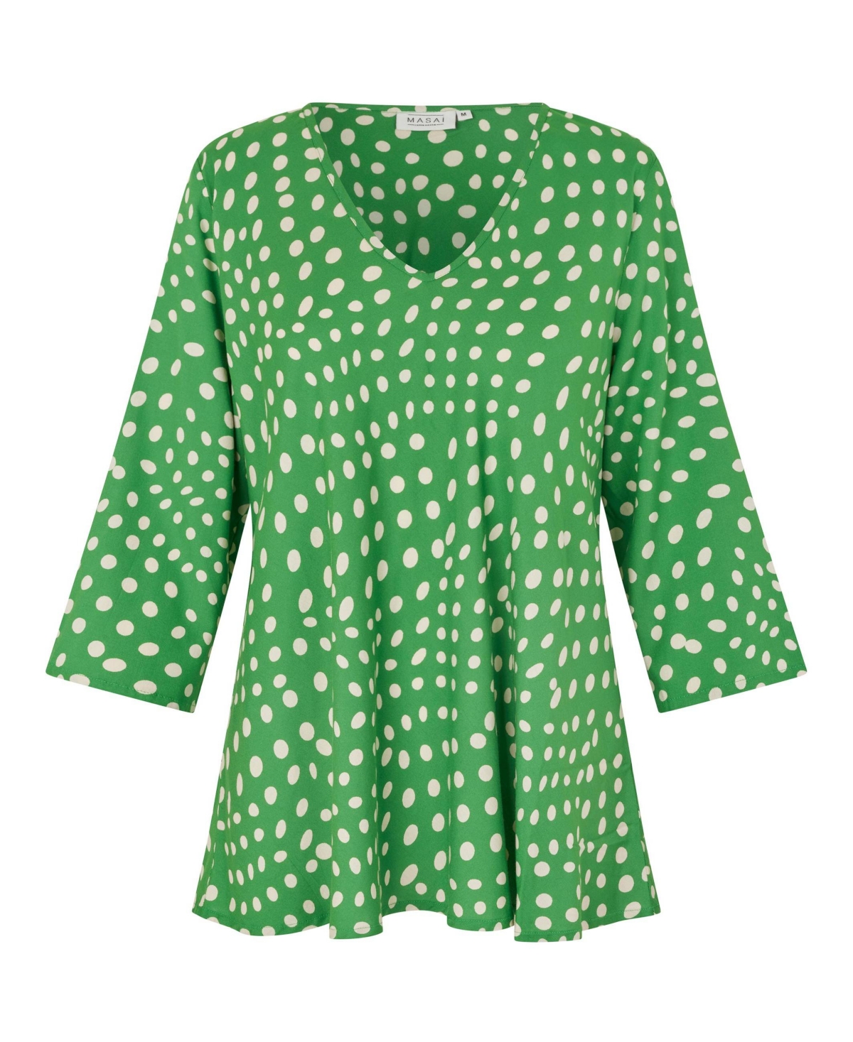 Masai Copenhagen Women's MaKatacia V-Neck Polka Dot Blouse