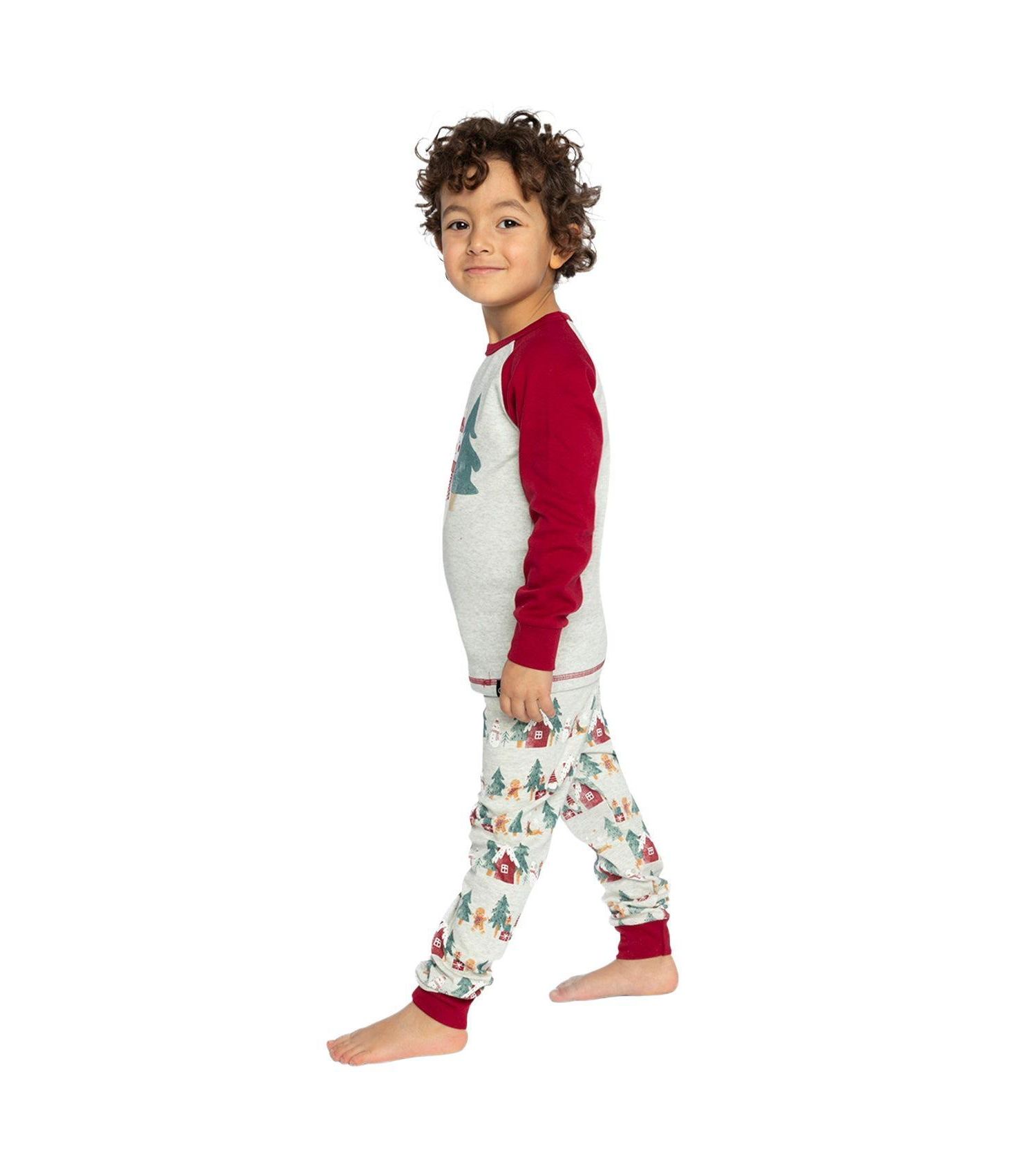 Little and Big Unisex (6-12) Cotton Two Piece Christmas Pajama Set