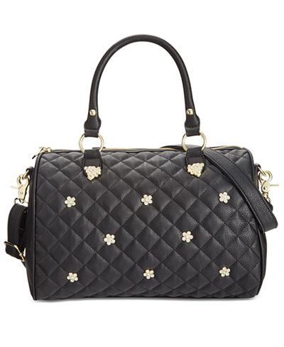 Betsey Johnson Rhinestone Stud Satchel, A Macy's Exclusive Style