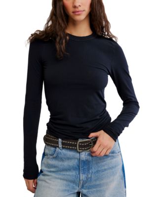 Women's So Soft Seamless Scoop Neck Long-Sleeve Top