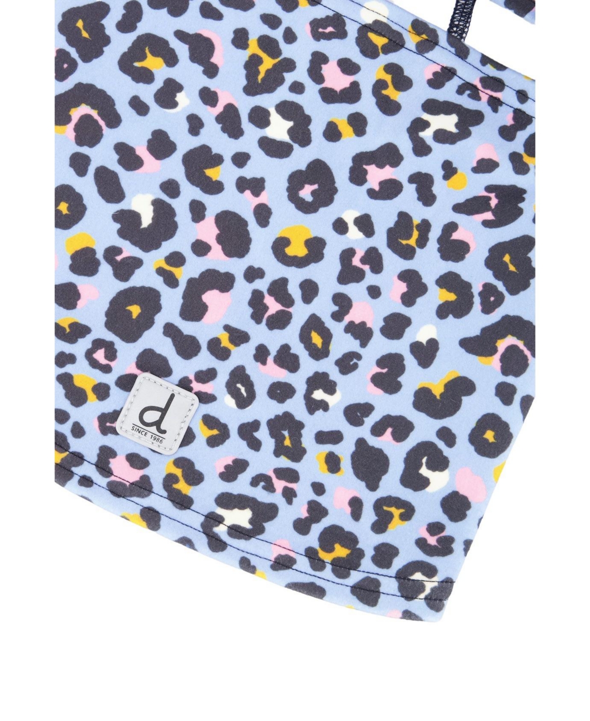 Deux par Deux Little and Big Girl (5-14) Brushed Jersey Balaclava Leopard Print