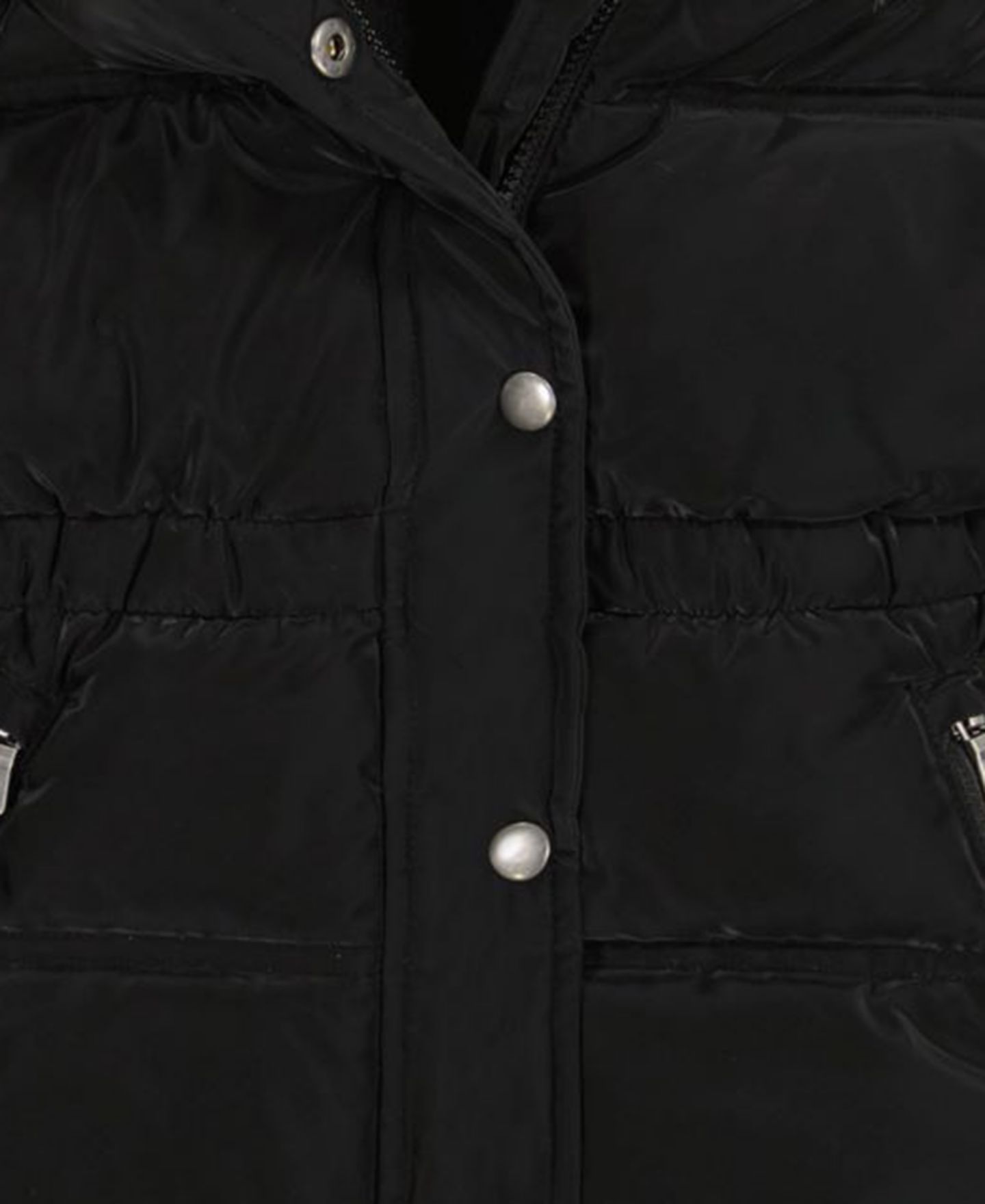 Куртка S Rothschild & CO Long-Sleeve Velvet Touch Parka Coat для девочек-малышей, цвет: Чёрный — фото 3