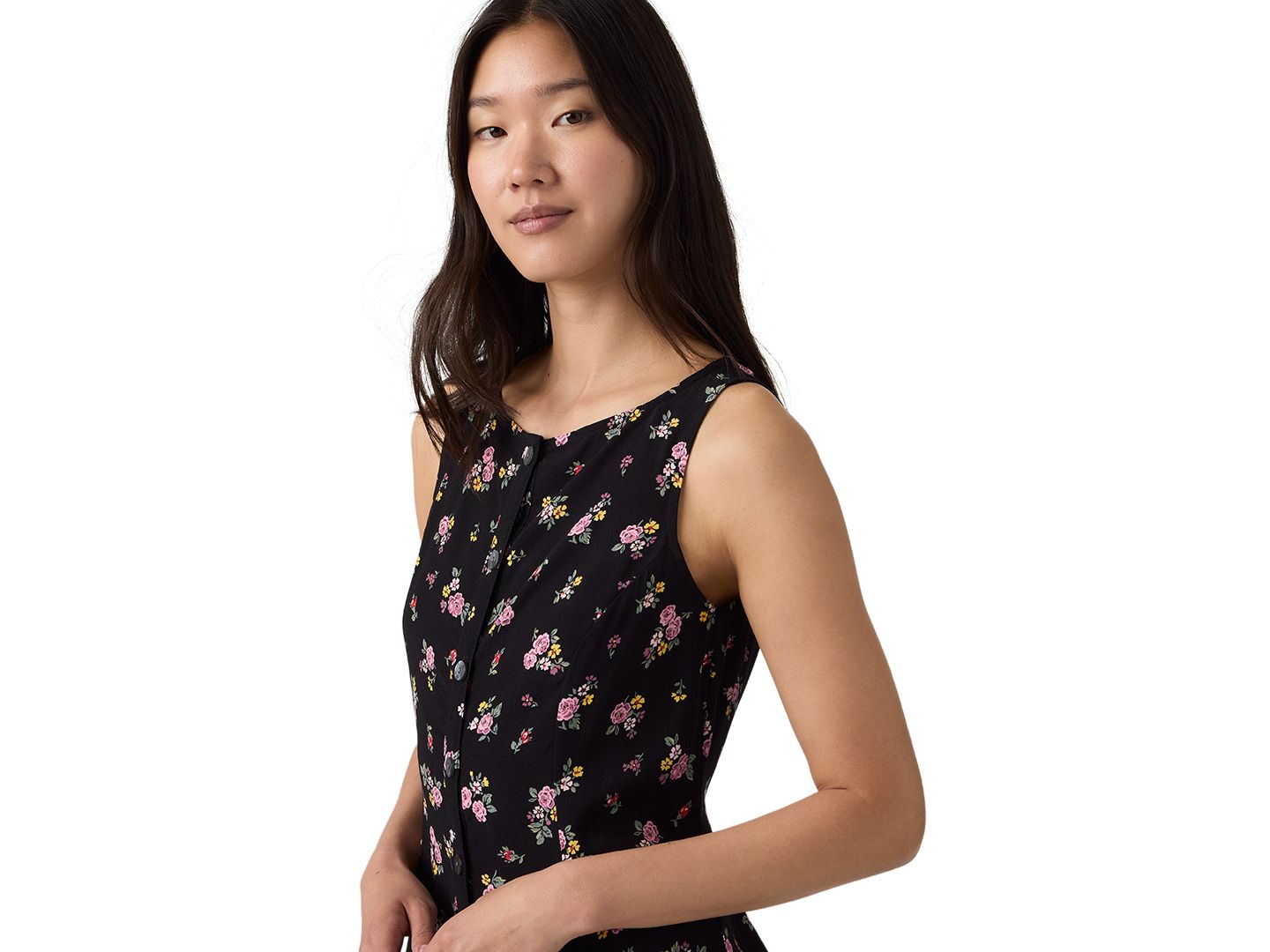 Женское платье Levi's Mercer Sleeveless Mini, цвет: С принтом антрацитовый — фото 3