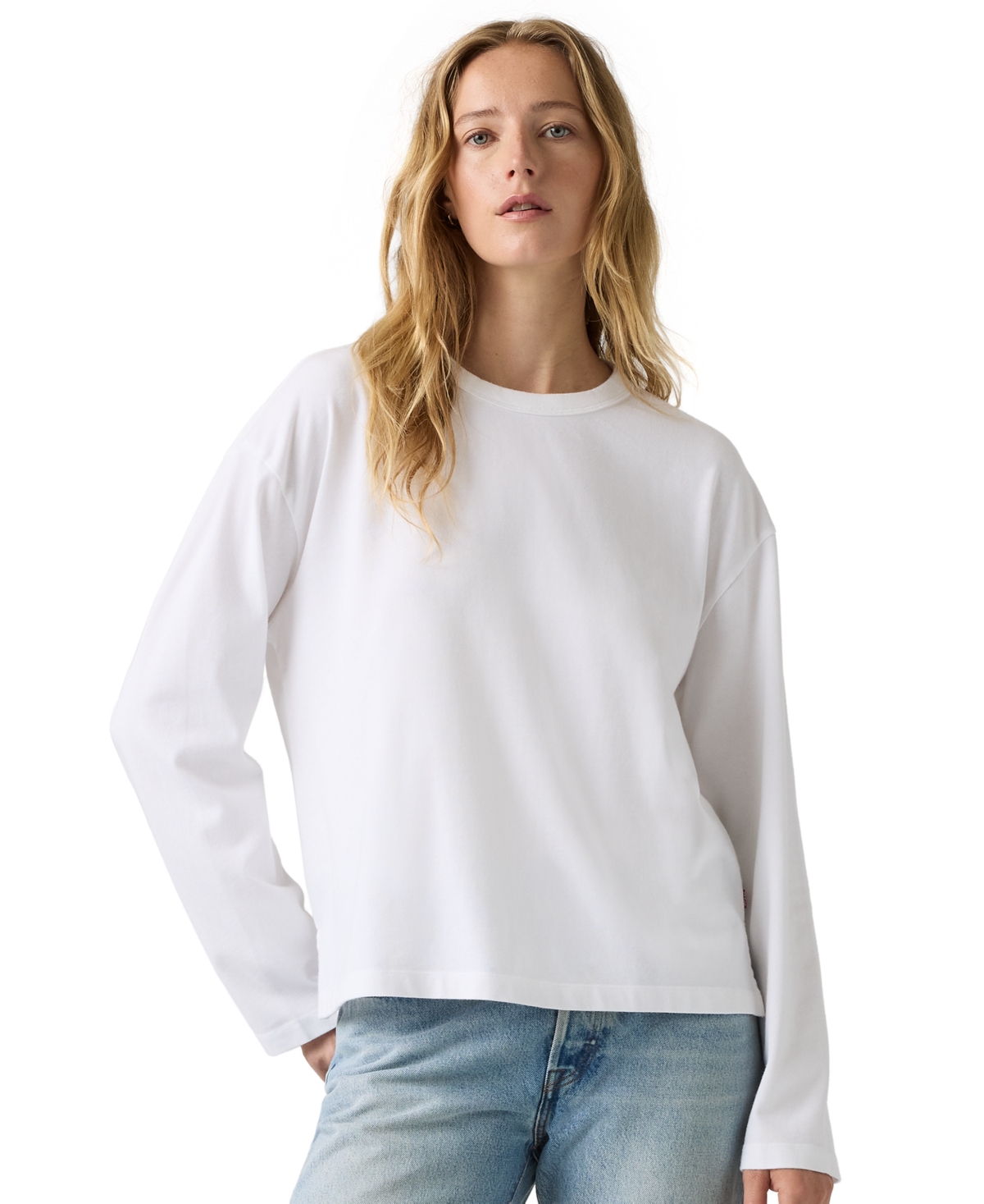 Levi's Women's Vintage Long-Sleeve T-Shirt - Bright Whi