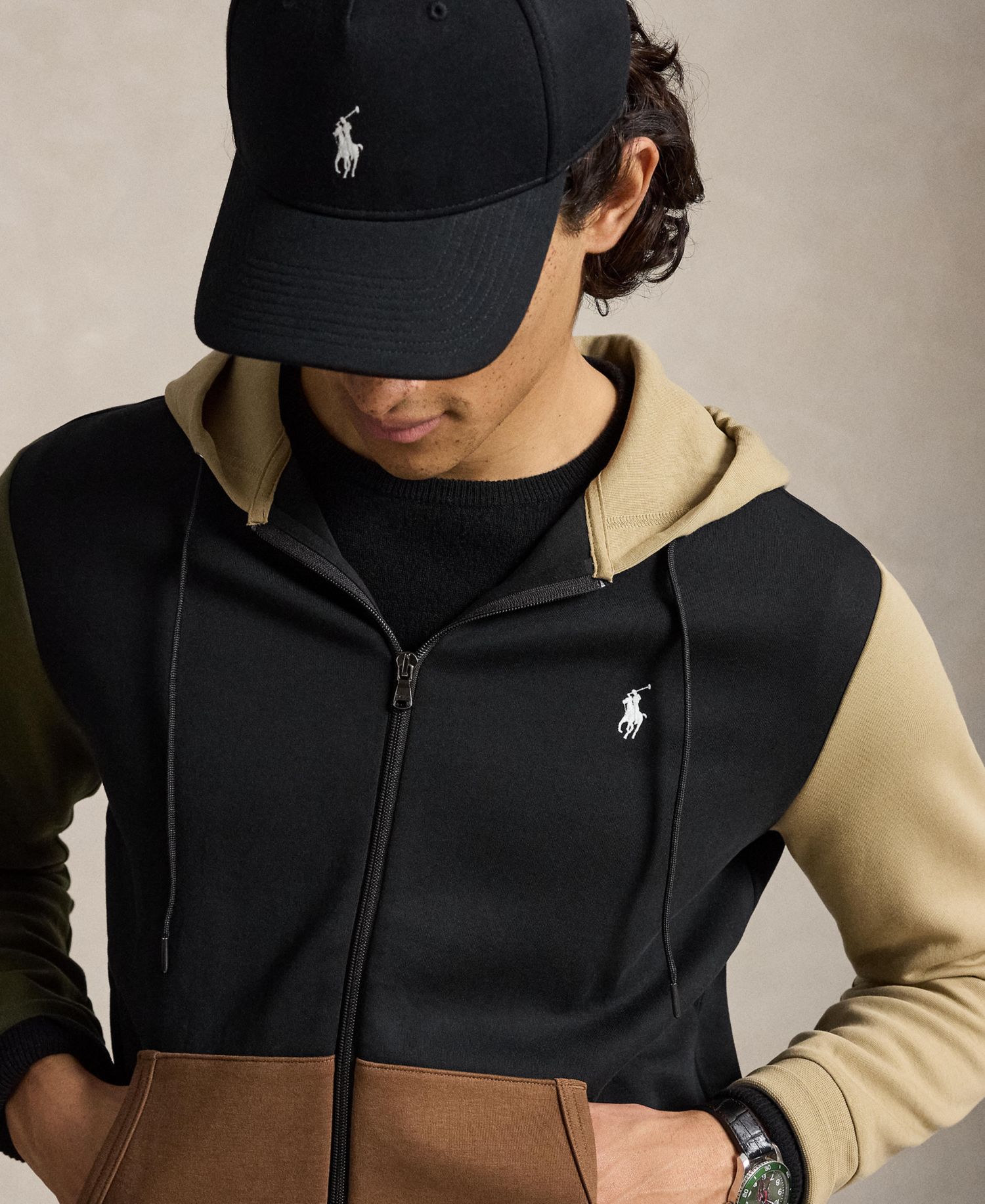Men's Double-Knit Full-Zip Hoodie