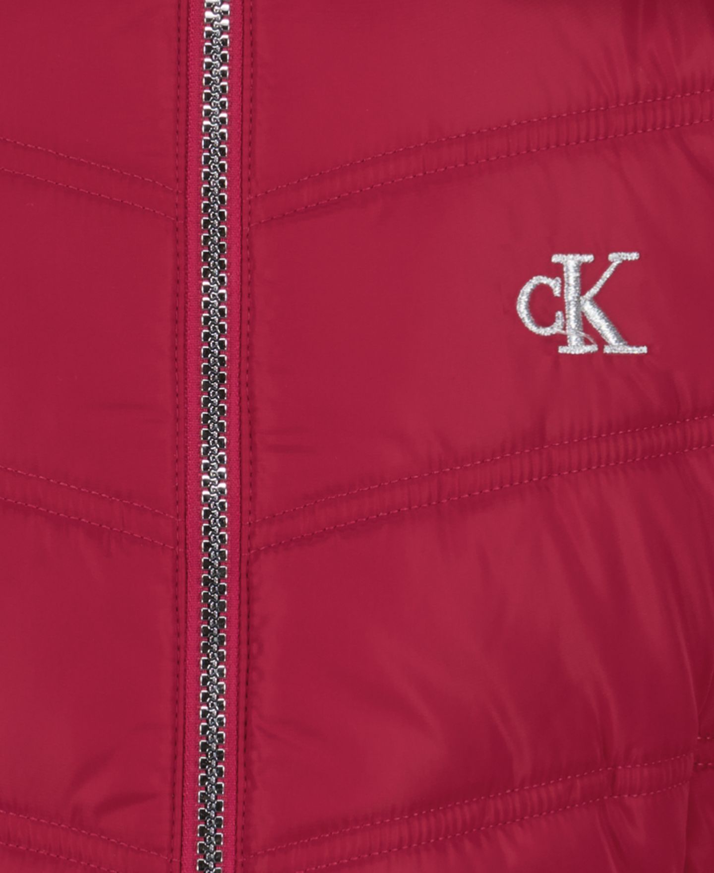 Куртка Calvin Klein Aerial Puffer для девочек, цвет: Чёрный — фото 7