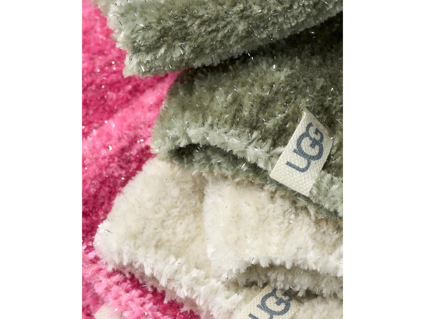 Носки UGG Sparkle, средней высоты, 3 шт. — UGG®, цвет: Кремовый — фото 5