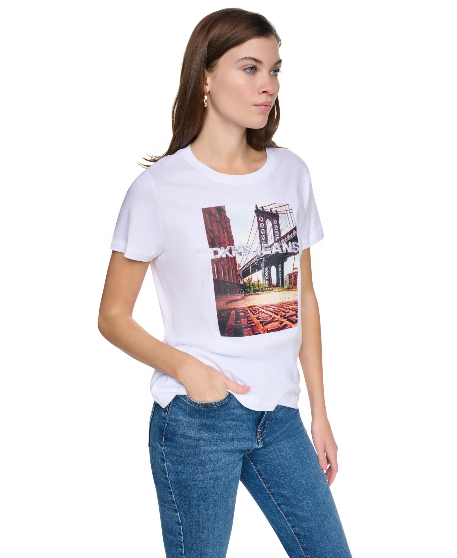 Petite Graphic Crewneck T-Shirt
