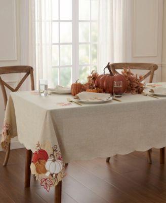 Pumpkin Picking Rectangular Tablecloth, 60" x 140"