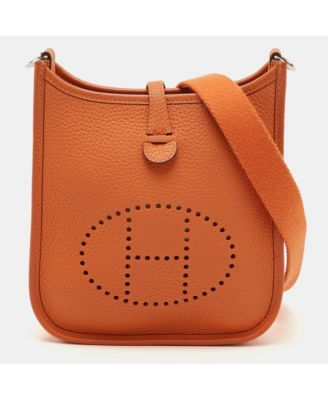 Taurillon Clemence Leather Crossbody Bag