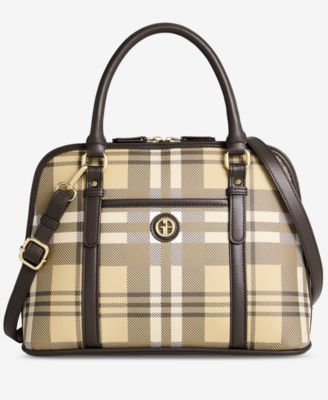Pebble Detailed Dome Satchel