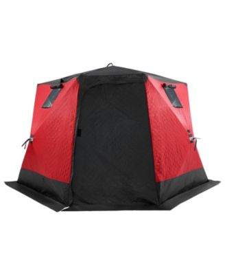 4-6 Person Ourdoor Portable Ice Shelter Pop-Up Ice Fishing Shanty Tent