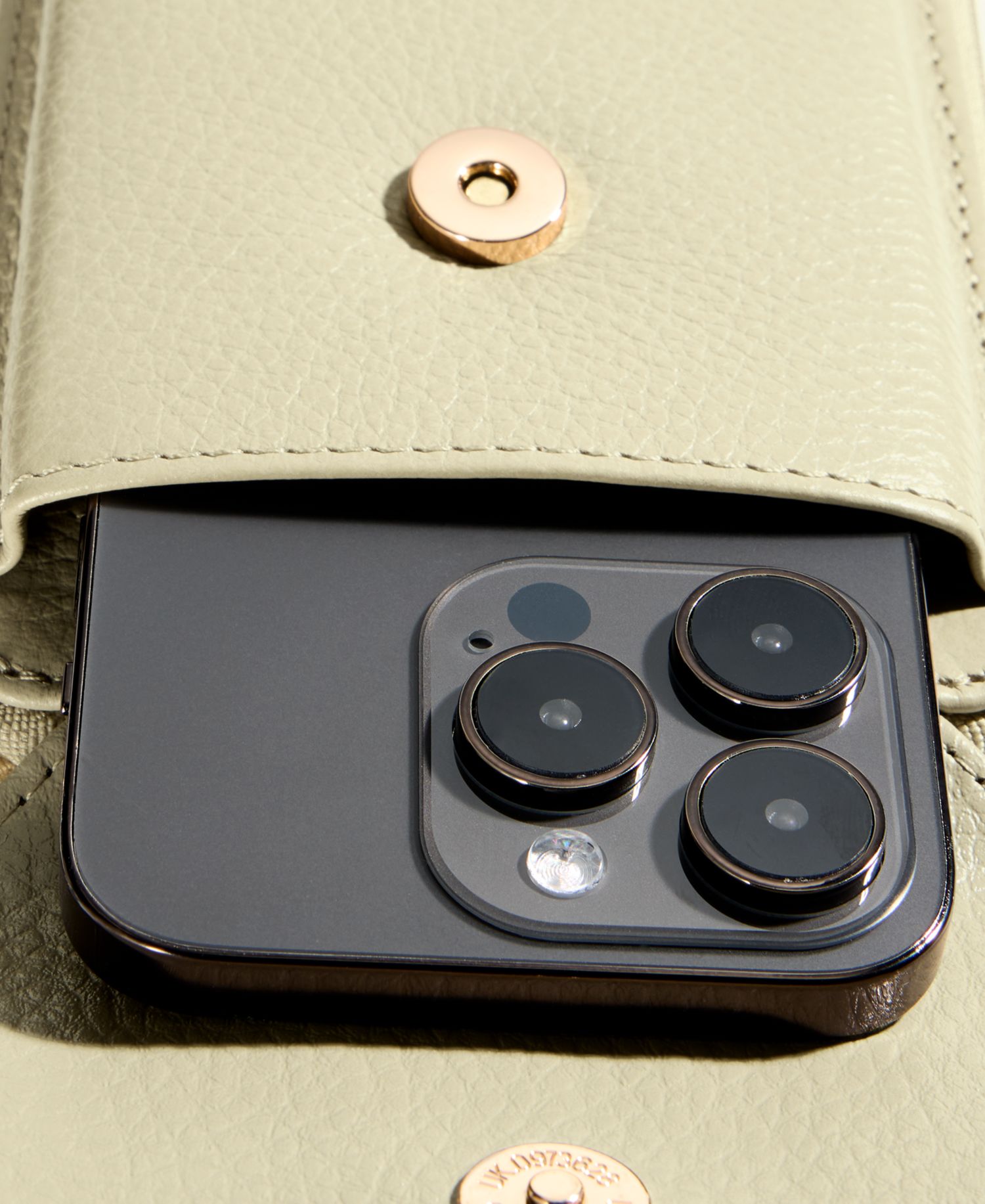 Softy Leather Tech Crossbody Wallet