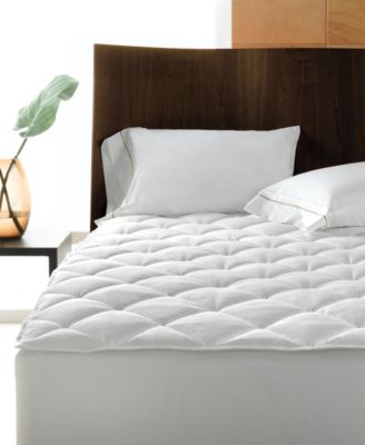 500 Thread Count Cotton Hypoallergenic Down Alternative Fill Extra Deep Mattress Pad, Queen, Exclusively at Macy’s
