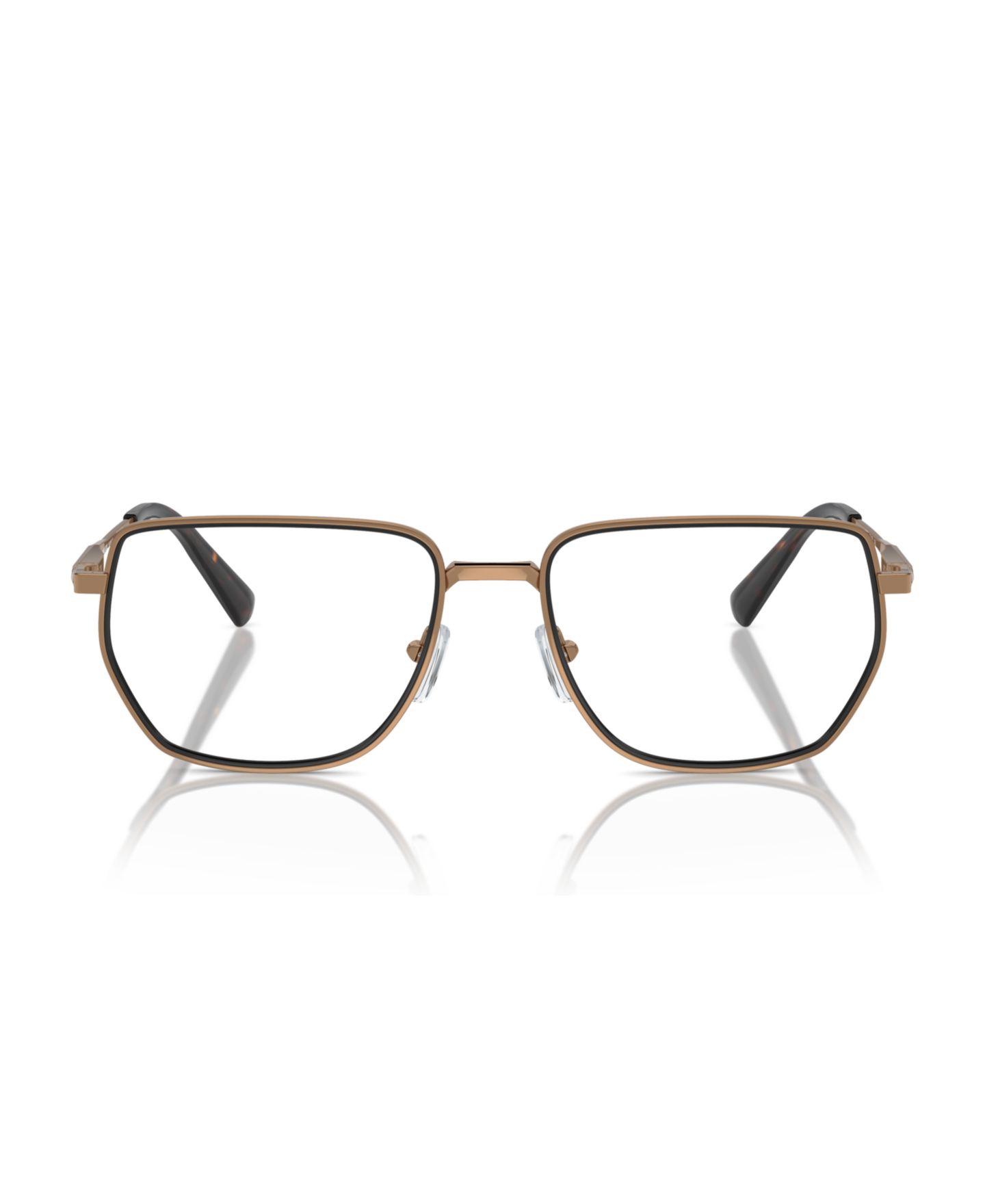 Мужские очки Michael Kors Steamboat Eyeglasses, MK3080, цвет: Блестящий золотой — фото 3