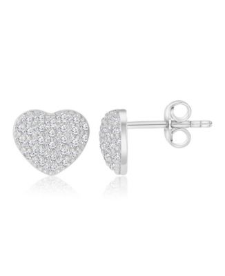 14k Gold-Plated 3D Heart Fashion Earrings