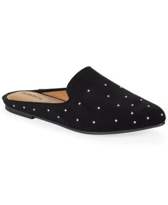 Women's Nellyy Almond Toe Mule Flats