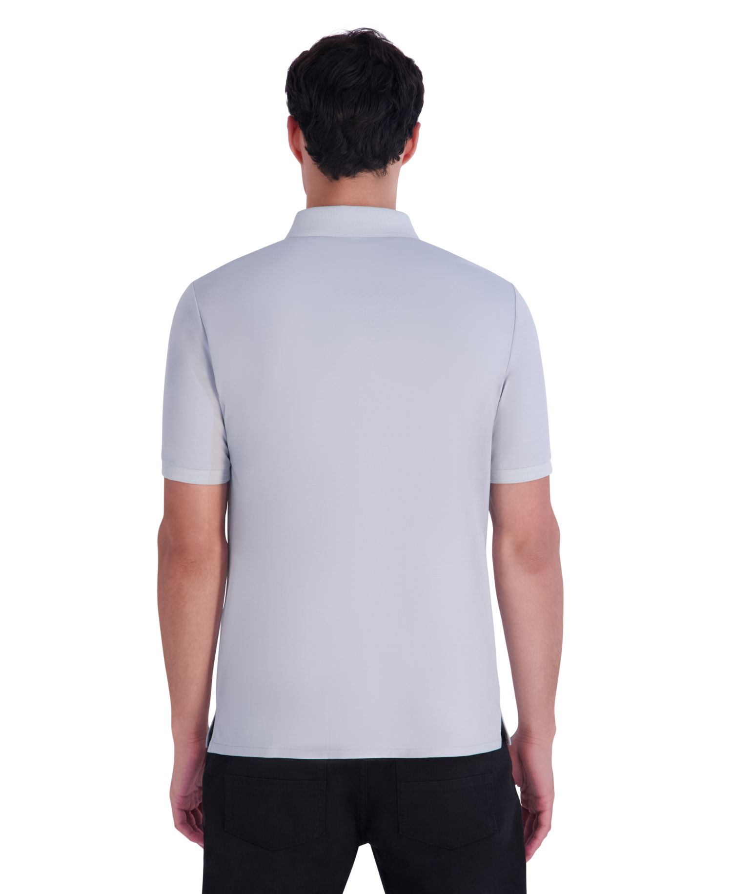 Men's Quarter-Zip Precision Ponte Polo Shirt