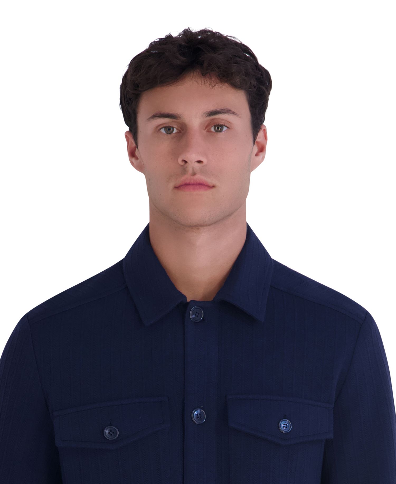 Men's Pique Shirt Jacket