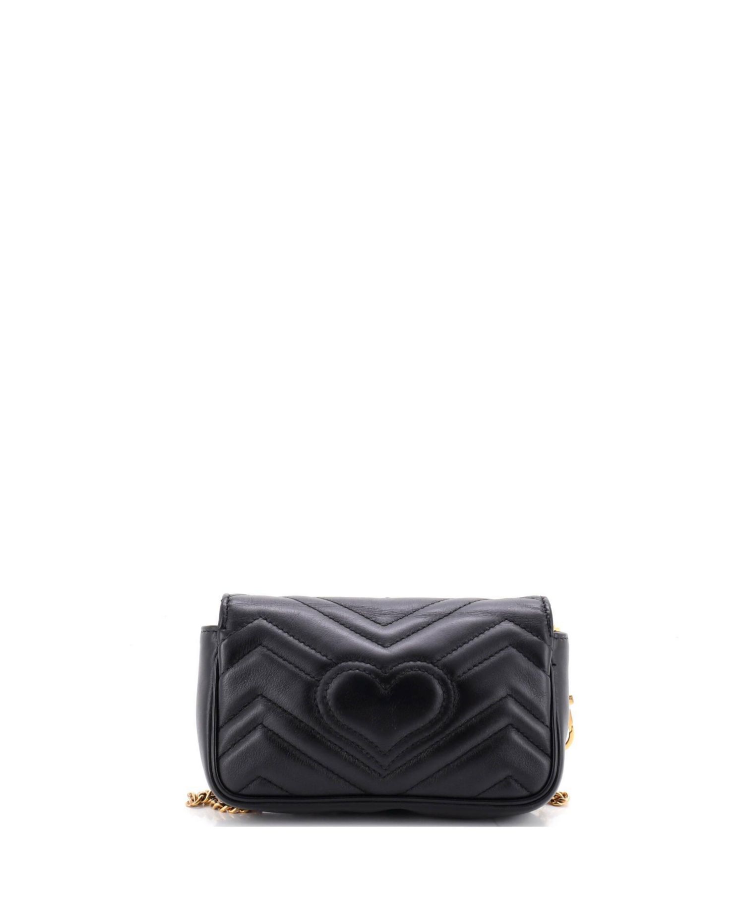 Super Mini GG Marmont Flap Bag Matelasse Leather