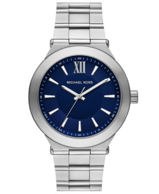 MICHAEL Men's Billie Three-Hand Stainless Steel Watch 44mm