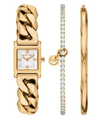 MICHAEL Women's Georgie Two-Hand Gold-Tone Stainless Steel Watch 19mm
