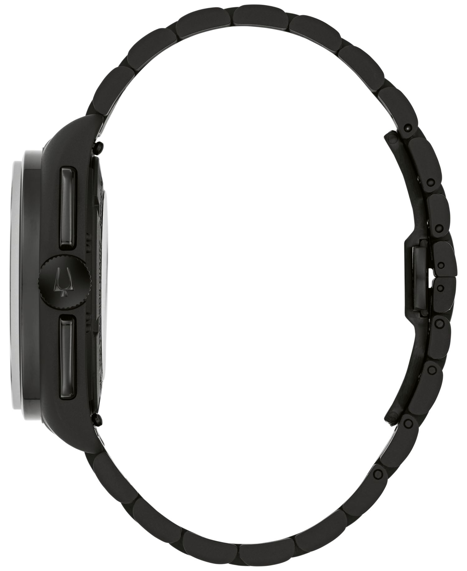 Men's Limited Edition Lunar Pilot "Black Hole" Black Stainless Steel Bracelet Watch 41.2mm