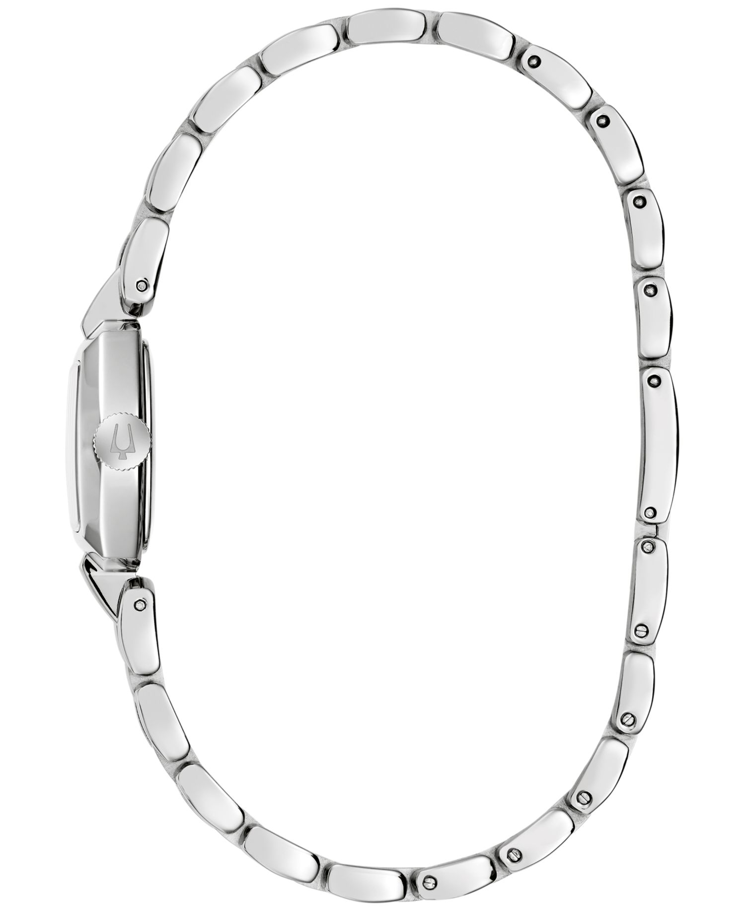 Women's Goddess of Time Jackie Silver-Tone Stainless Steel Bracelet Watch 18mm