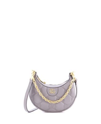 Mini Half Moon Hobo GG Matelasse Leather