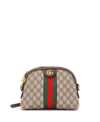 Small Ophidia Dome Shoulder Bag GG Coated Canvas