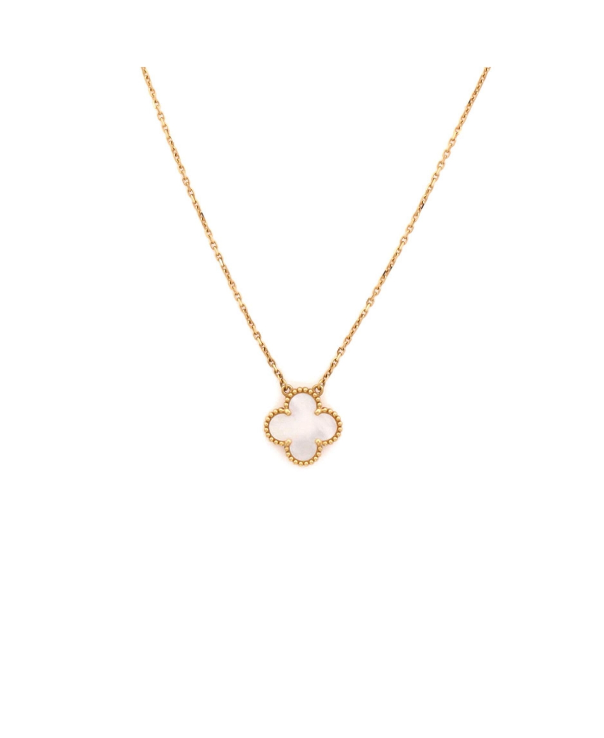 Pre-Owned Van Cleef & Arpels Vintage Alhambra Pendant Necklace - 18k yellow gold