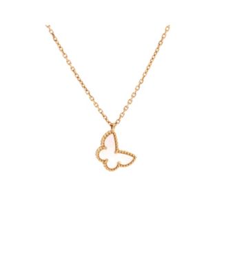 Sweet Alhambra Butterfly Pendant Necklace
