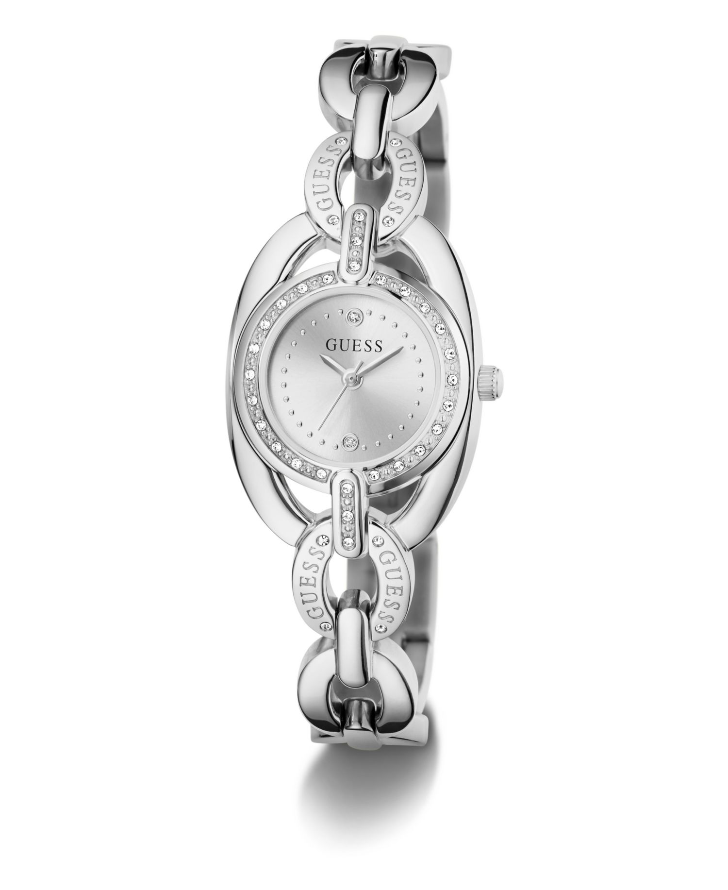 Women's Quartz Silver-Tone Stainless Steel Watch 26mm