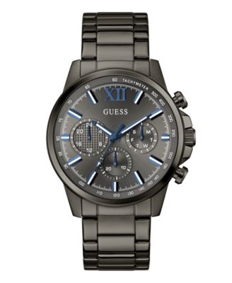 Men's Quartz Gunmetal Stainless Steel Watch 44mm
