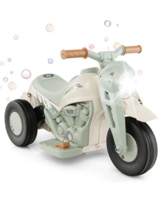 6V Kids Bubble Car Electric Ride on Motorcycle with Music Button and LED Headlight