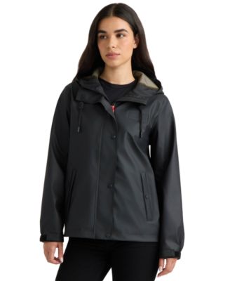 Women's Dina Rubberized Hooded Waterproof Jacket