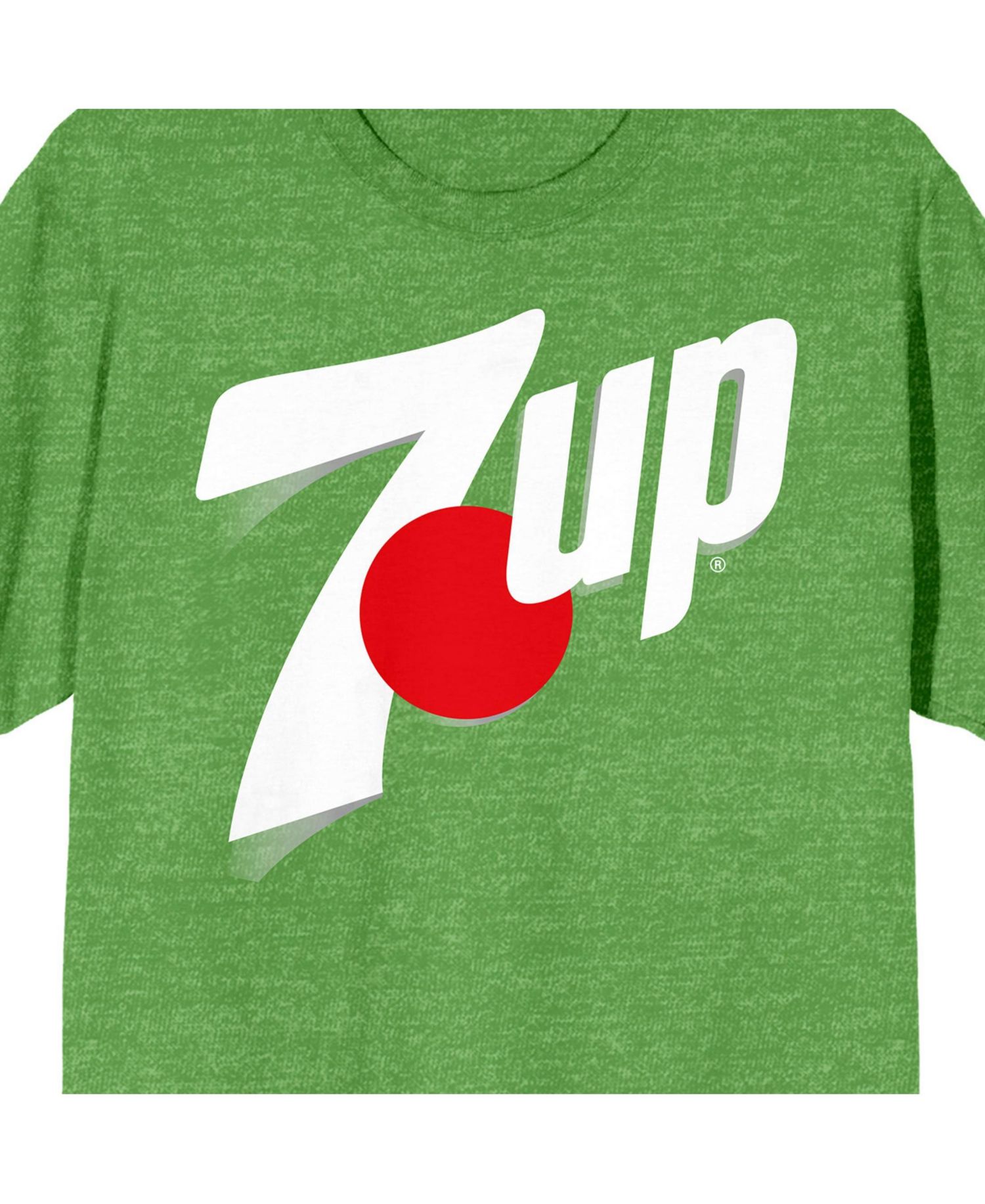 Men's Logo Adult Kelly Heather Crew Neck Short Sleeve