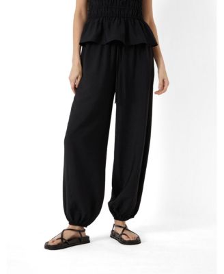 Women's Amaris Bubble-Hem High-Rise Pull-On Pants