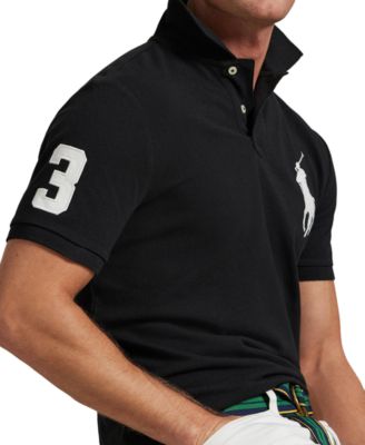 Polo Ralph Lauren Men's Big Pony Custom Slim-Fit Mesh Polo Shirt
