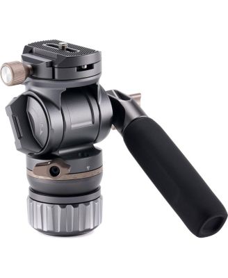 Travel Video Fluid Head with Flat Base 