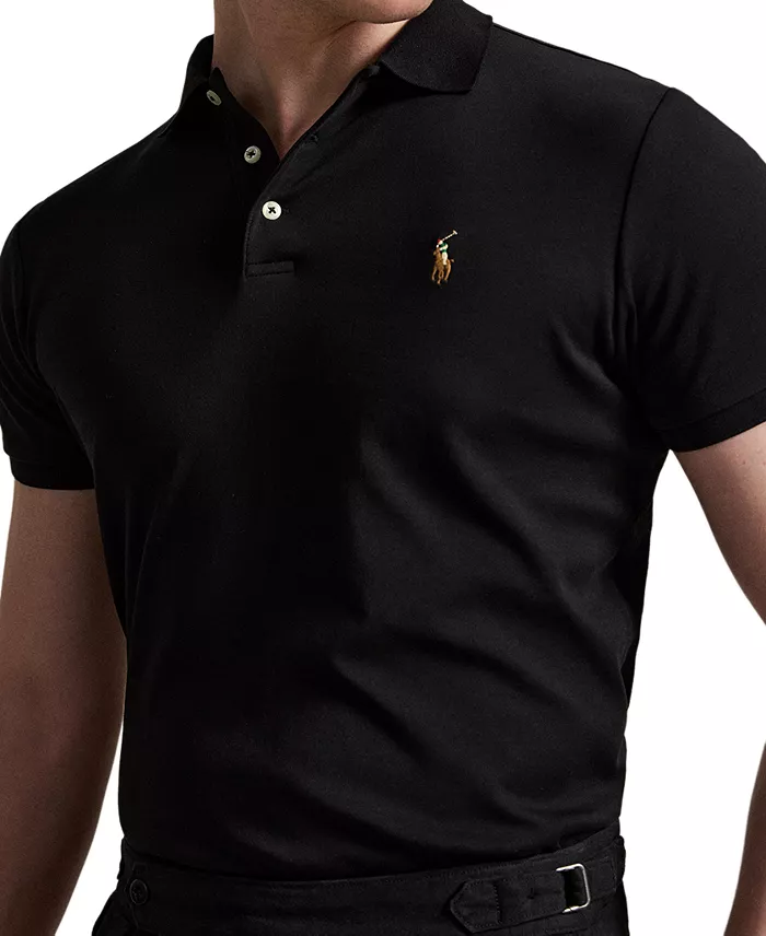 Men’s Slim-Fit Soft Cotton Polo Shirt - thumbnail 8