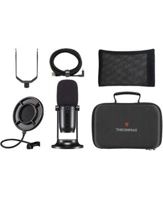 MDrill One Pro USB Condenser Studio Microphone Kit, Compatible with Windows, Mac, Linux, and PS4