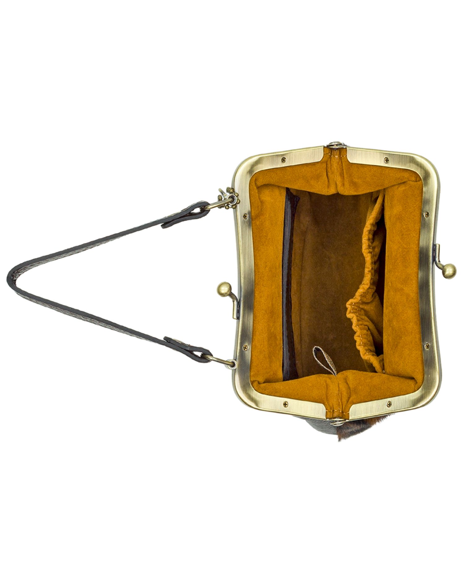 Mini Laureana Leopard Chain Crossbody Handbag